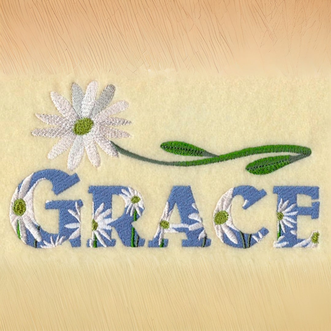 Peace Grace Prayer Precious Garden Bright Jesus Savior Faith Beauty _ Machine Embroidery Design