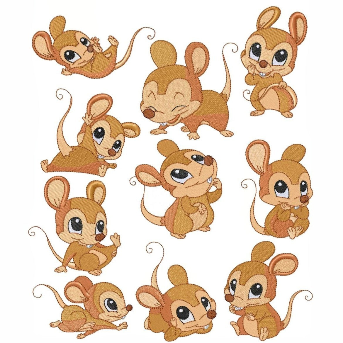 Baby Mouse _ Machine Embroidery Design