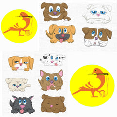 Dogs _ Machine Embroidery Design