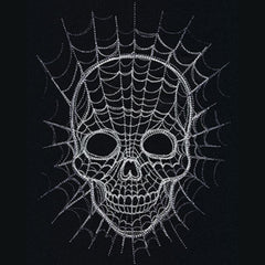 Spider Web _ Skull _ Machine Embroidery Design