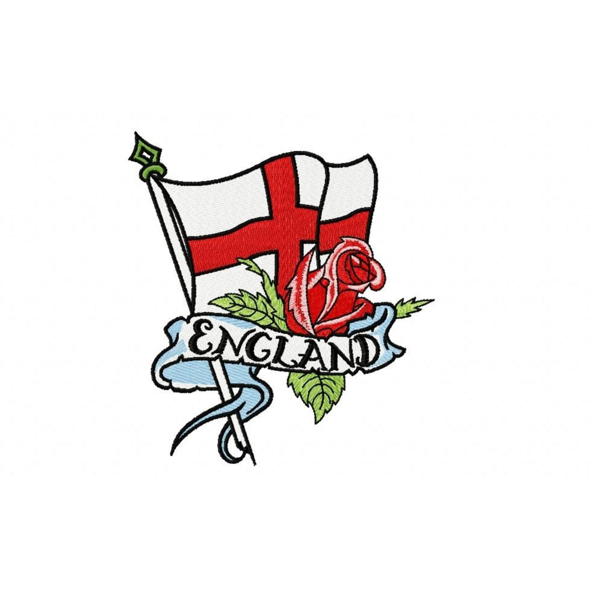 England _ Machine Embroidery Design