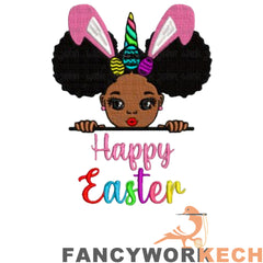 Happy Easter _ Embroidery Design