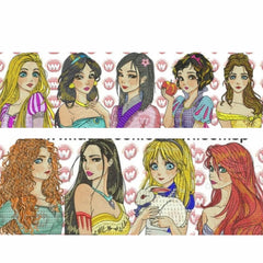 Princesses _ Machine Embroidery Design