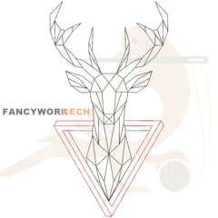 Antelope _ Machine Embroidery Design