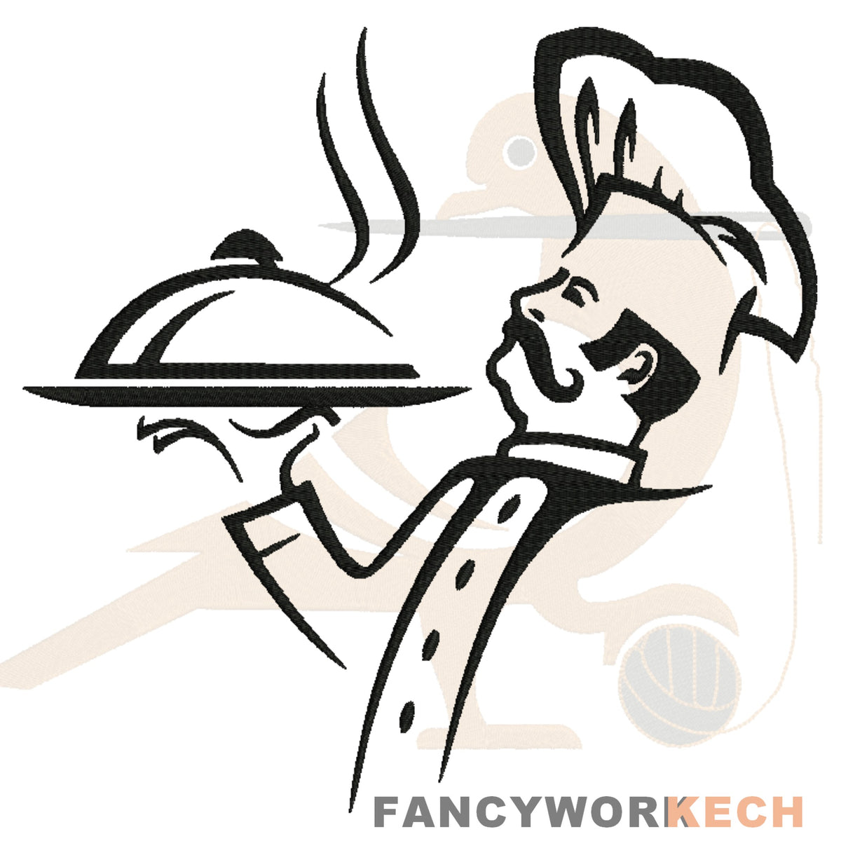 Chef _ Machine Embroidery Design