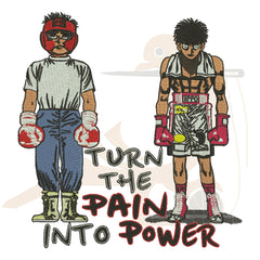 IPPO ~ TURN THE PAIN INTO POWER _ MACHINE EMBROIDERY DESIGN