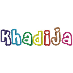 Khadija خديجة _ Machine Embroidery Design