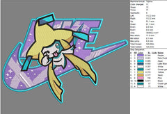 Jirachi _ Machine Embroidery Design