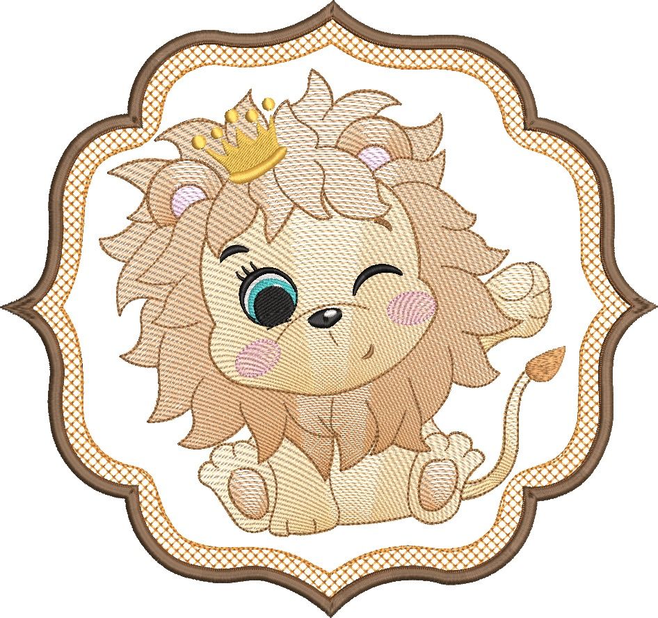 King Lion kids _ Machine Embroidery Design