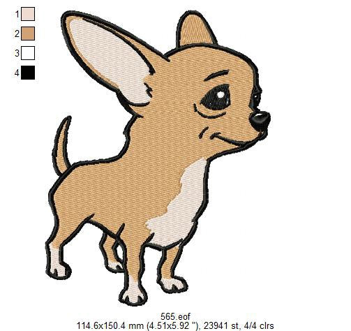 Dog _ Machine Embroidery Design