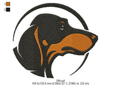 Dog _ Machine Embroidery Design