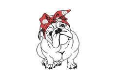 Dog _ Machine Embroidery Design