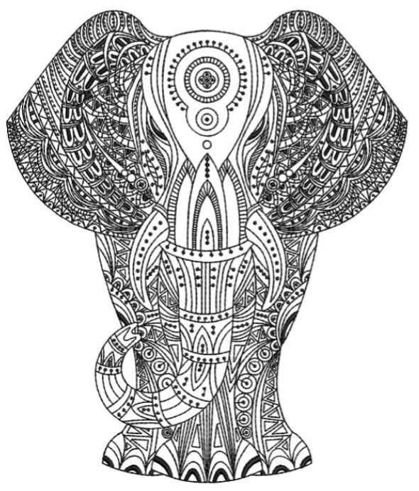 Elephant _ Machine Embroidery Design