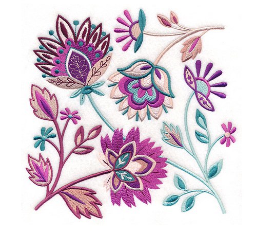 Flowers _ Machine Embroidery Design