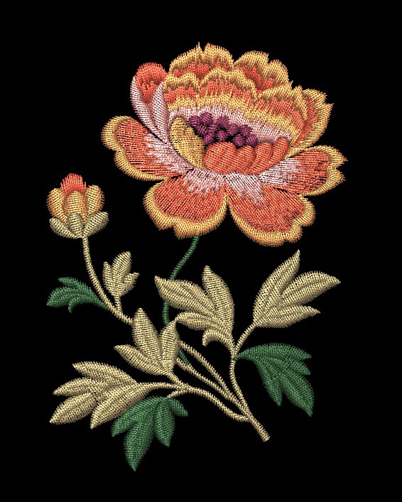 Flowers _ Machine Embroidery Design