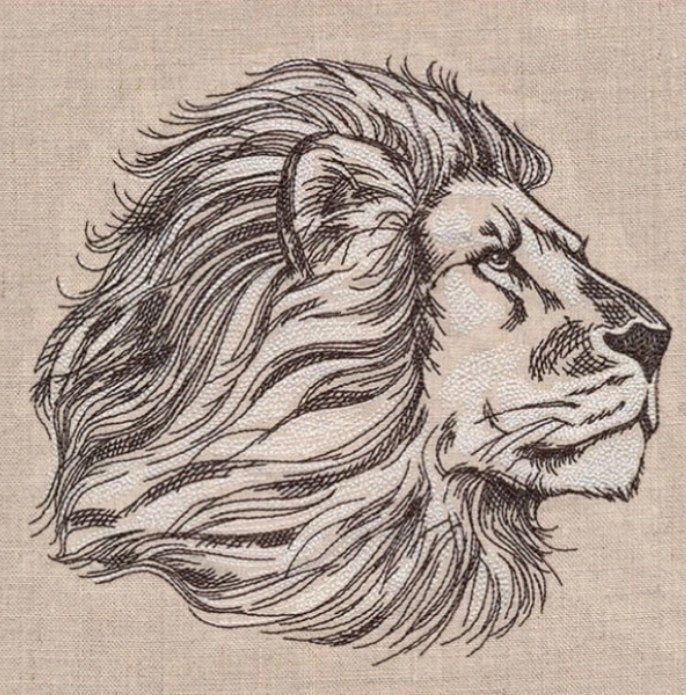 Lion _ Machine Embroidery Design