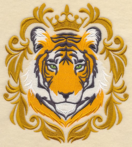 Tiger _ Machine Embroidery Design