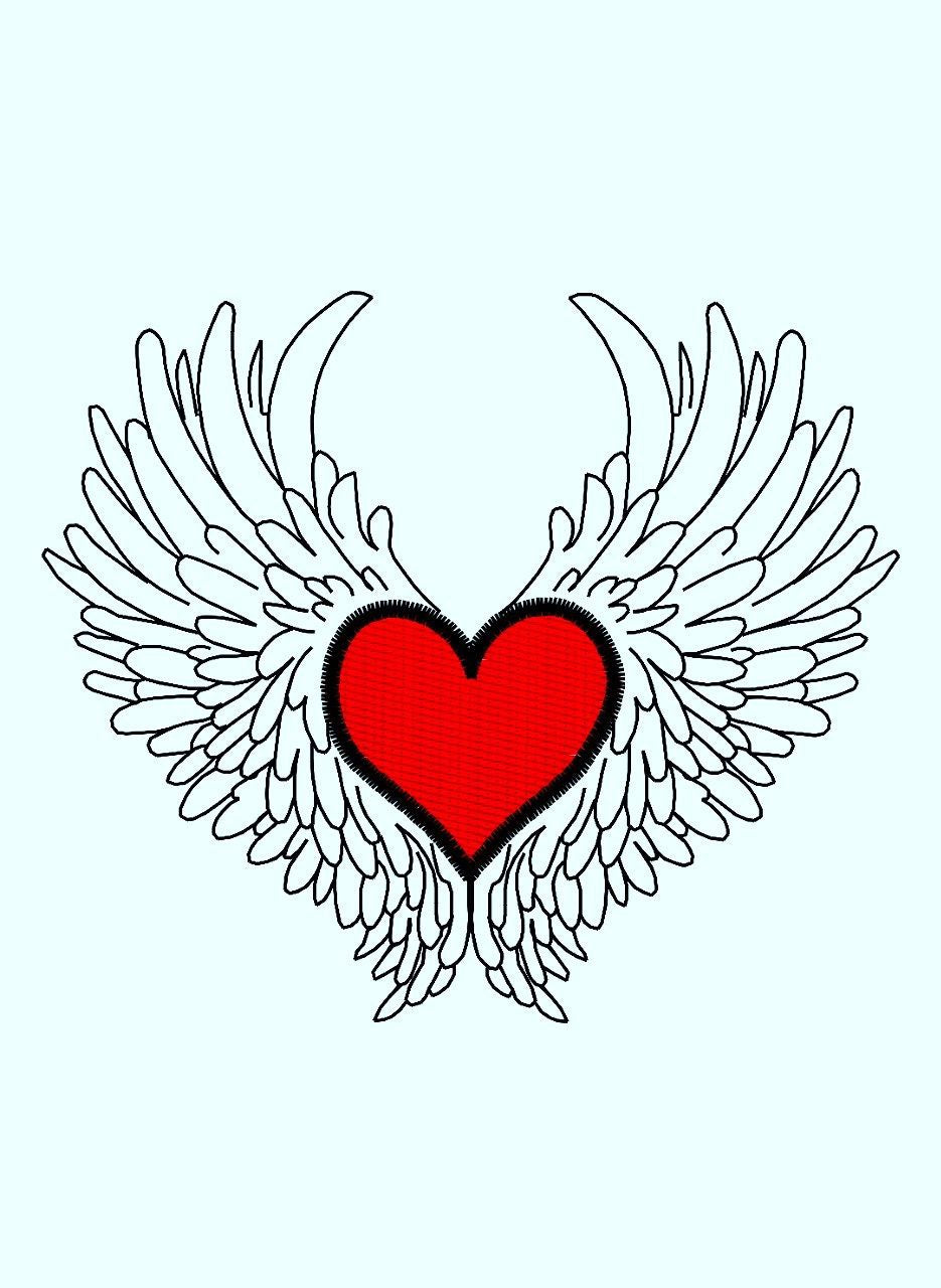 heart _ Machine Embroidery Design