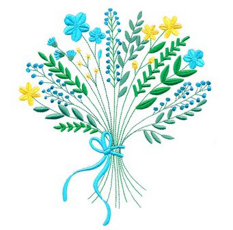 Flowers _ Machine Embroidery Design