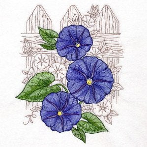 Flowers _ Machine Embroidery Design FancyWorKech