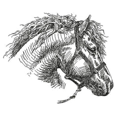 Horse _ Machine Embroidery Design / FancyWorKech