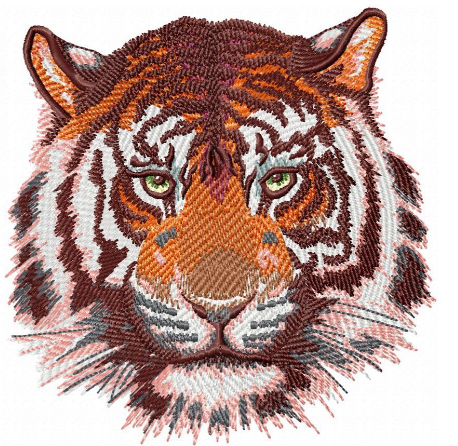 Tiger _ Machine Embroidery Design