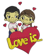 Love is _ FancyWorKech / Machine Embroidery Design