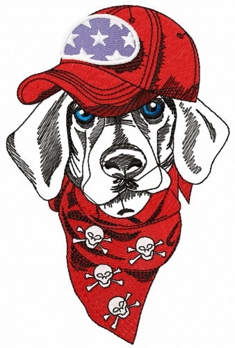 Dog _ Machine Embroidery Design