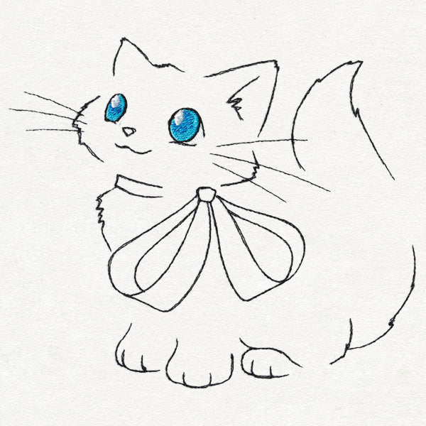 Cat _ Machine Embroidery Design