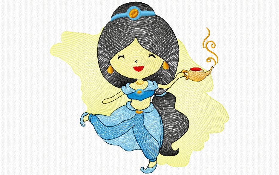 19 Princesses _ Machine Embroidery Design