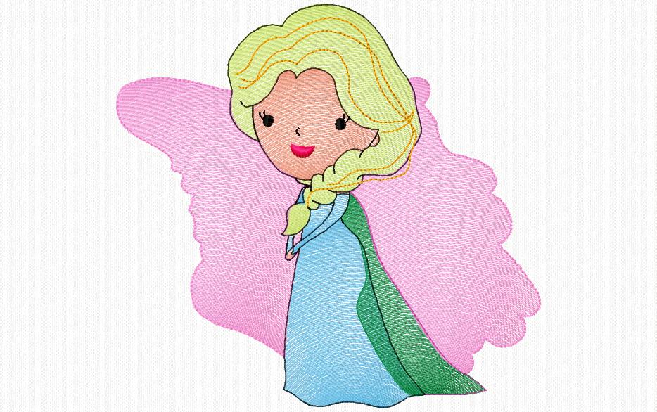 19 Princesses _ Machine Embroidery Design