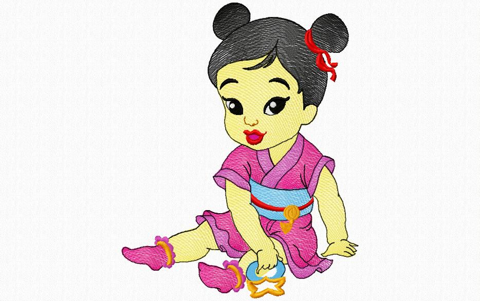 19 Princesses _ Machine Embroidery Design