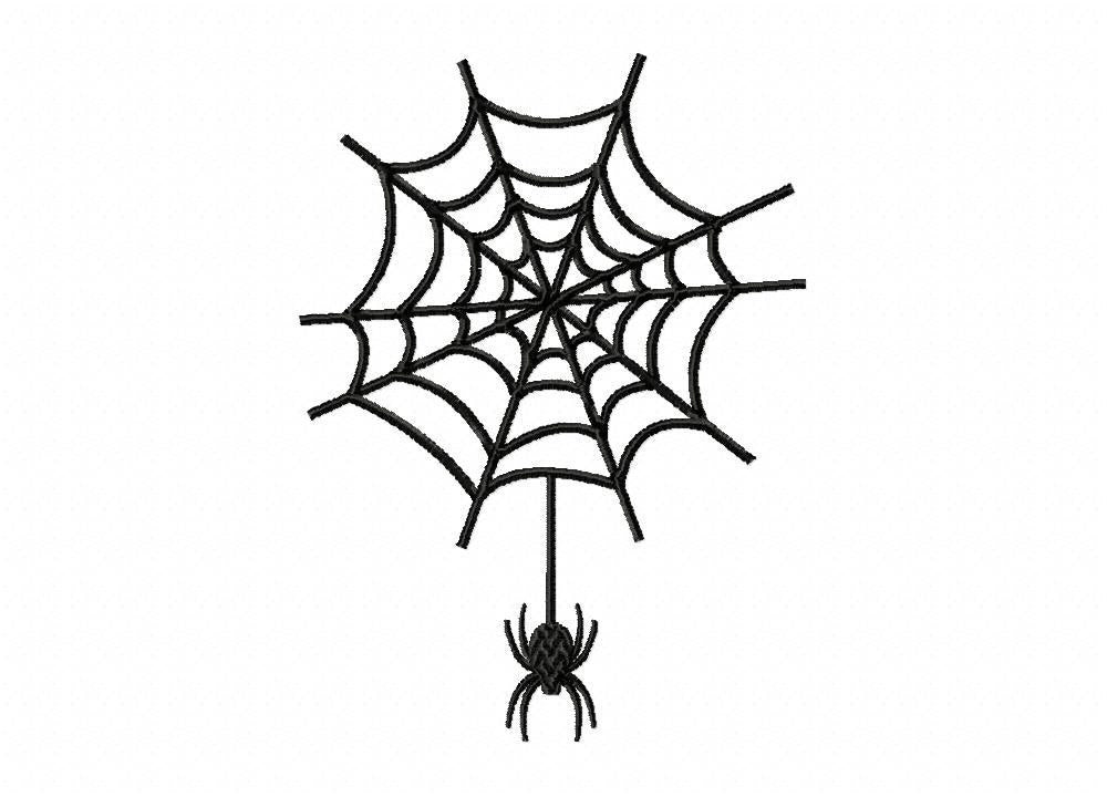 Spider Web _ Machine Embroidery Design