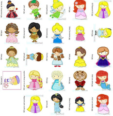 Character Pack _ Machine Embroidery Design