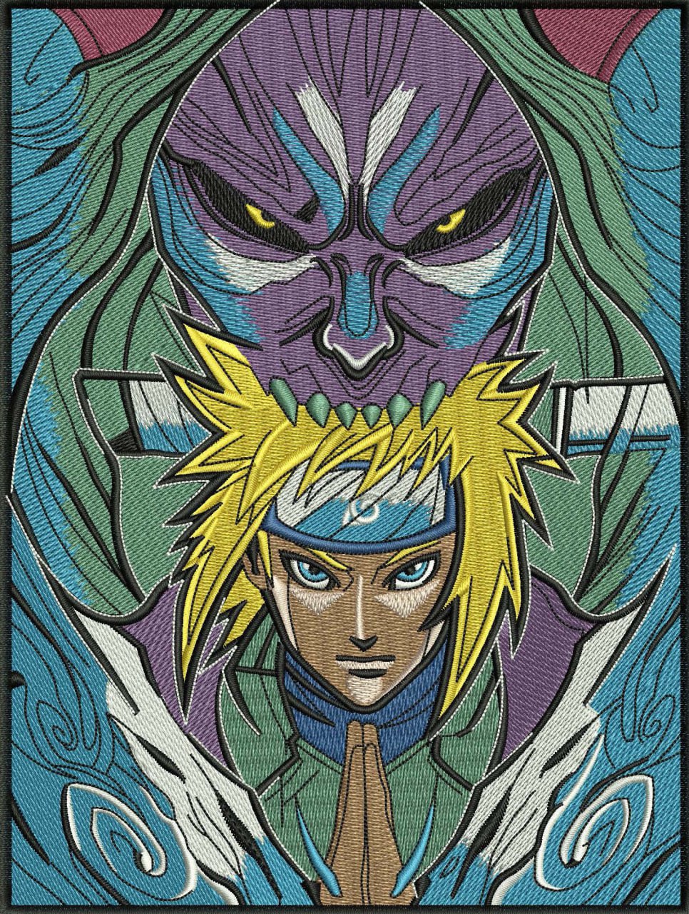 Minato Namikaze _ Naruto / Machine Embroidery Design