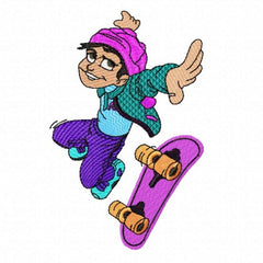 Skateboard _ Machine Embroidery Design