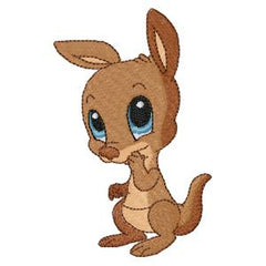 Baby kangaroo _ Machine Embroidery Design