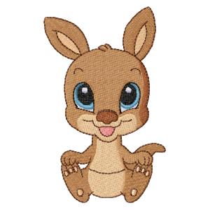 Baby kangaroo _ Machine Embroidery Design