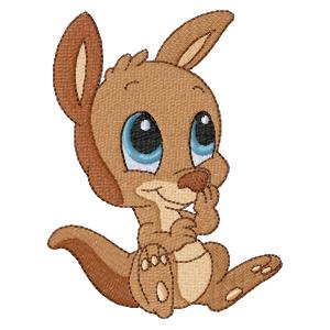 Baby kangaroo _ Machine Embroidery Design