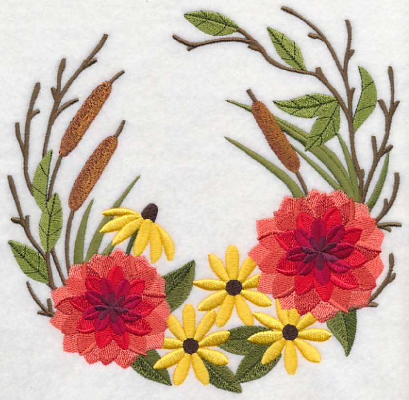 Flowers _ Machine Embroidery Design