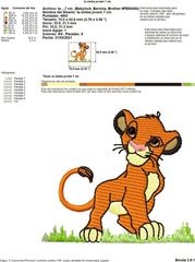 Simba _ Machine Embroidery Design