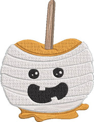 Halloween Candy Apple _ Machine Embroidery Design