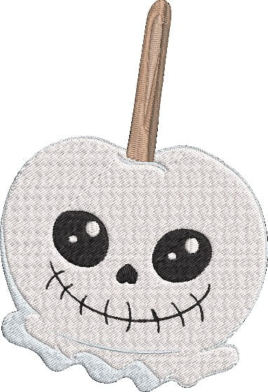 Halloween Candy Apple _ Machine Embroidery Design