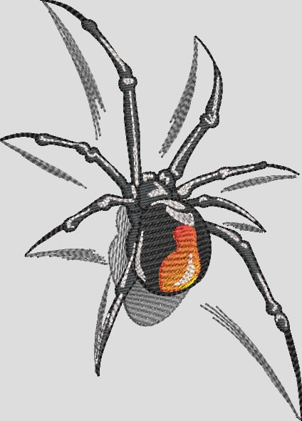 3D Spider _ Machine Embroidery Design