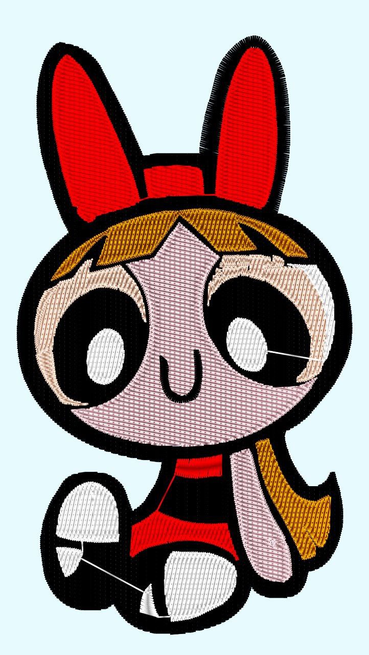 Powerpuff girls _ Machine Embroidery Design