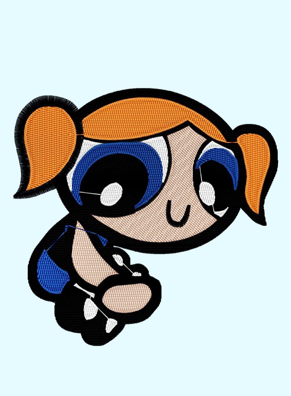 Powerpuff girls _ Machine Embroidery Design