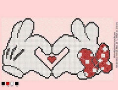 Mickey & Minnie _ Machine Embroidery Design