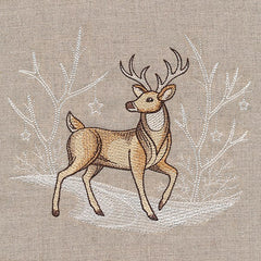 Antelope _ Machine Embroidery Design