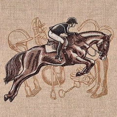 Horse Rider _ Machine Embroidery Design