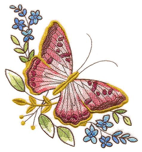 Butterfly _ Machine Embroidery Design